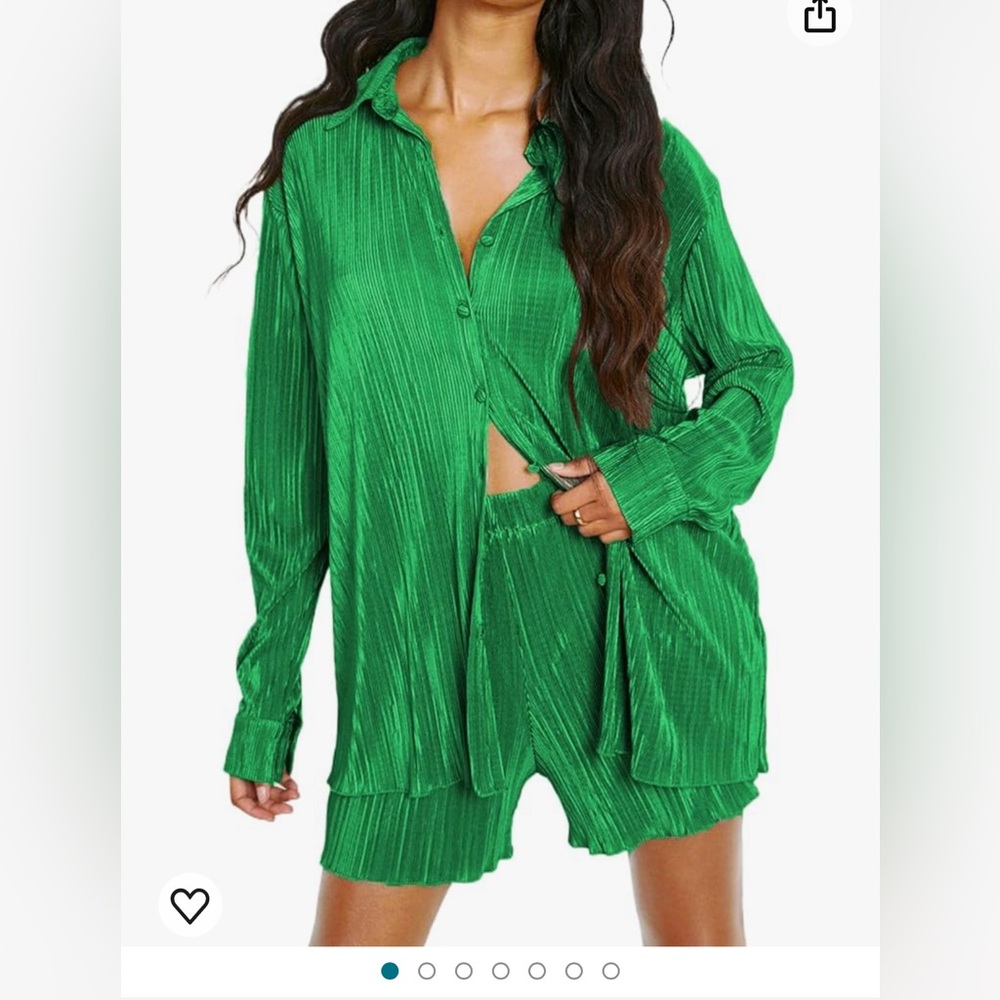 Amazon Two Piece Pleated Set
